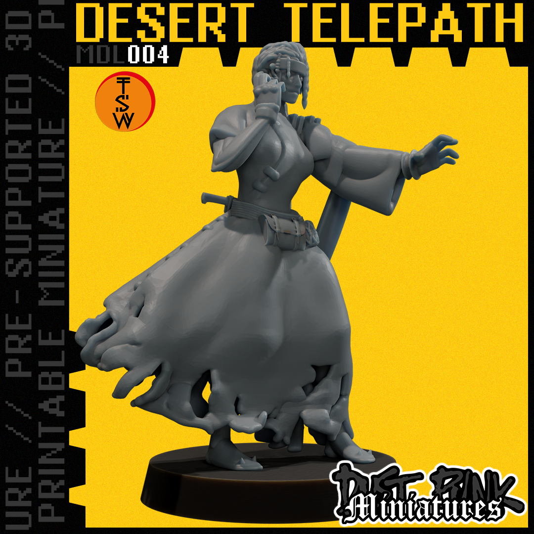 MDL004 DESERT TELEPATH [PRE-SUPPORTED]